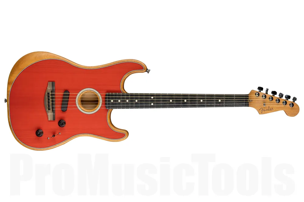 Solde Fender American Acoustasonic Strat - Dakota Red