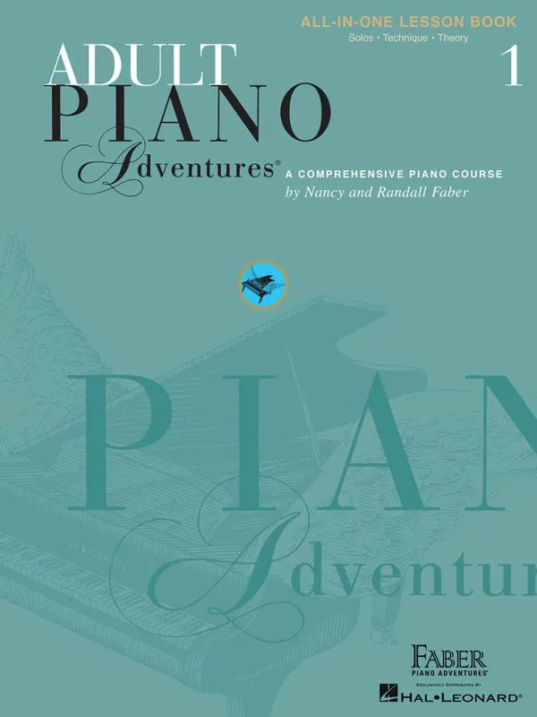 Faber Piano Adventures Adult Piano Adventures All-in-One Lesson Book 1 - Faber/Faber - Piano - Book Expédition Rapide
