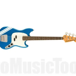 Bon Plan Fender Squier FSR Classic Vibe ‘60s Competition Mustang Bass LRL - Lake Placid Blue w/ Olympic White Stripes - Limited Edition