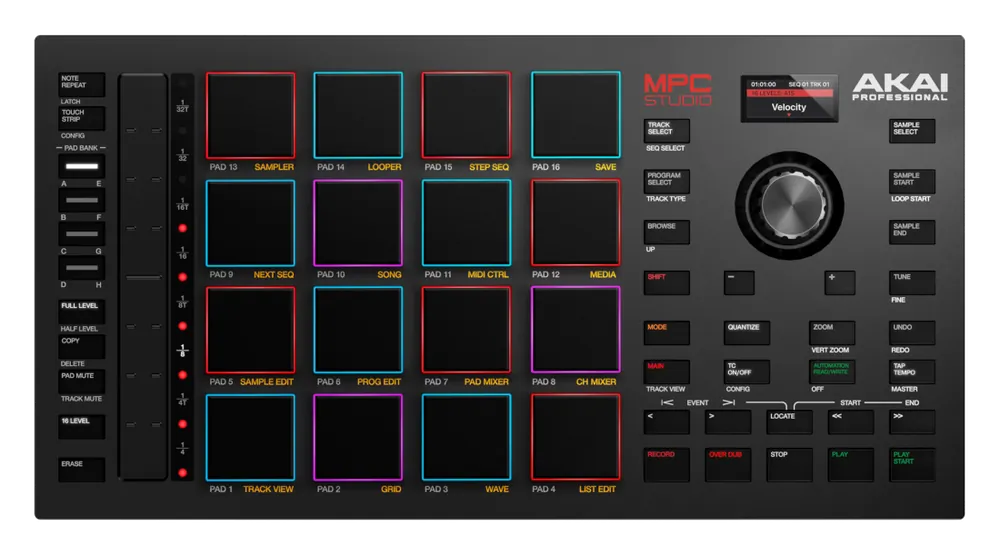 Commander Vite Akai MPC Studio Music Production Controller