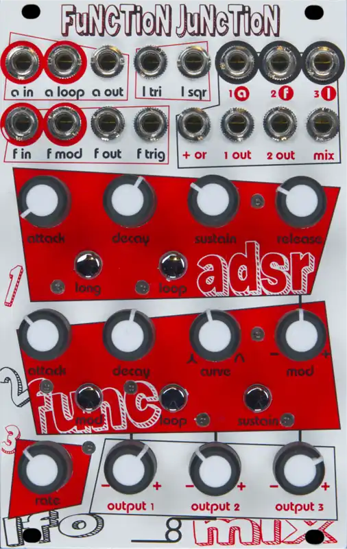 Cre8audio Function Junction ADSR, Function Generator, LFO, & Mixer Retour Gratuit
