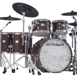 Roland VAD716 V-Drums Acoustic Design 6-Piece Electronic Drumkit - Satin Walnut Haute Qualité