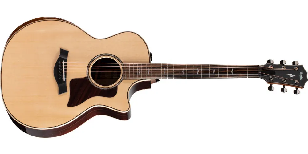 Vente Flash Taylor Guitars 814ce Grand Auditorium Spruce/Rosewood Acoustic-Electric Guitar w/Armrest