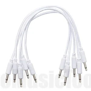 Achat Immédiat Erica Synths Braided Eurorack Patch Cables 10 cm (5 pcs) - white