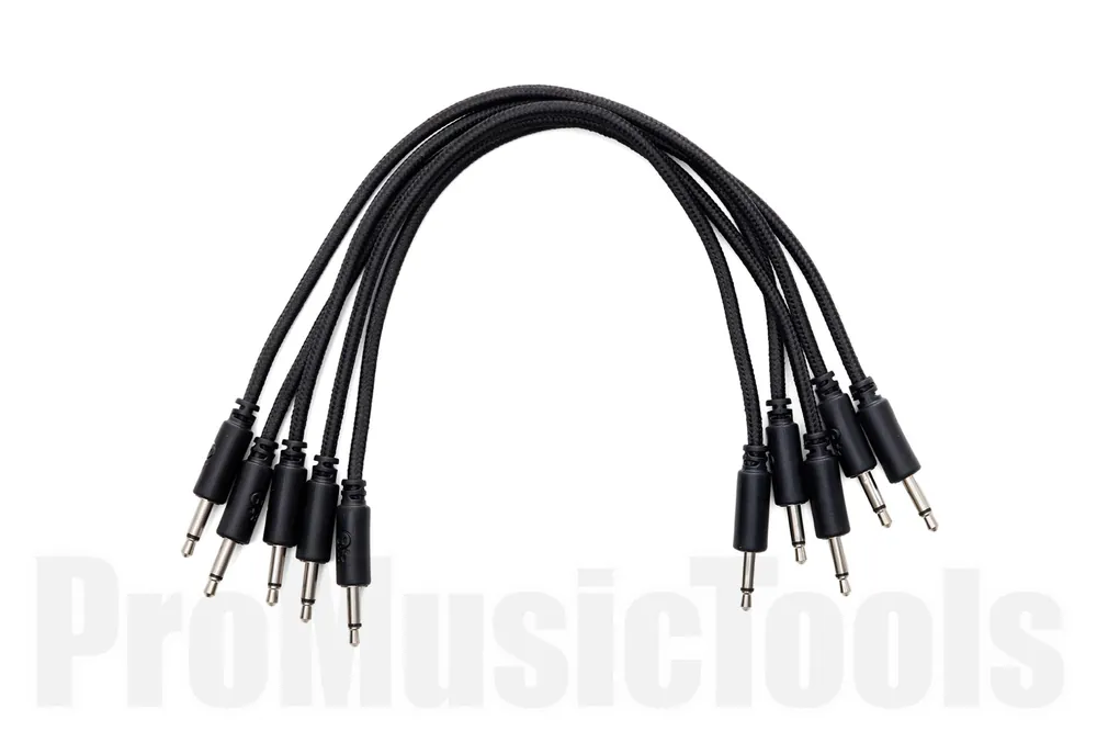Meilleur Choix Erica Synths Braided Eurorack Patch Cables 20 cm (5 pcs) - black