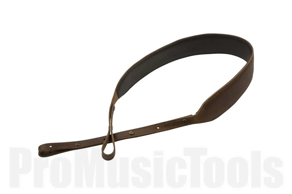 Fender Paramount Banjo Leather Strap - Brown Commander Maintenant