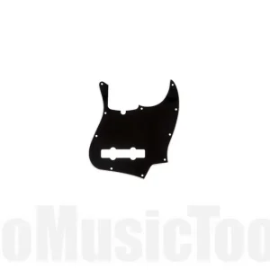 Pas Cher Fender Pickguard - 5-String Jazz Bass - 10-Hole Mount - Black - 3-Ply