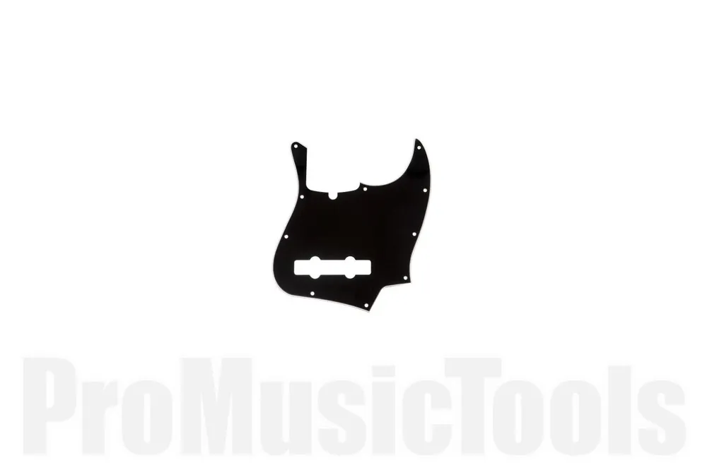 Pas Cher Fender Pickguard - 5-String Jazz Bass - 10-Hole Mount - Black - 3-Ply