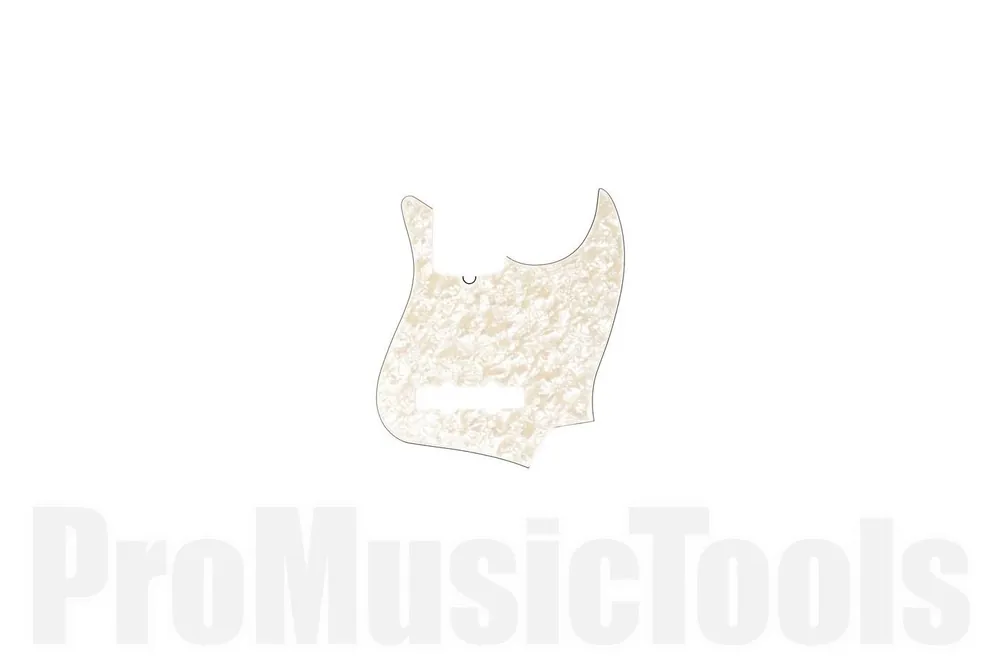 Promotion Saisonnière Fender Pickguard - Jazz Bass - 10-Hole Mount - Aged White Pearl - 4-Ply