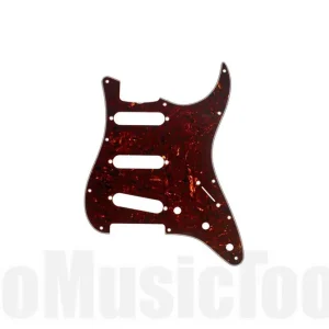 Dernier Modèle Fender Pickguard - Stratocaster S/S/S - (with Truss Rod Notch) - 11-Hole Vintage Mount - Tortoise Shell - 4-Ply