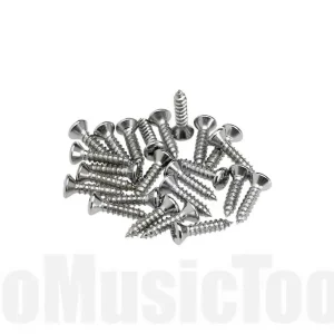 Commande En Gros Fender Pickguard/Control Plate Mounting Screws (24) (Chrome)