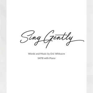 Shadow Water Music Sing Gently - Whitacre - SATB Vente Flash