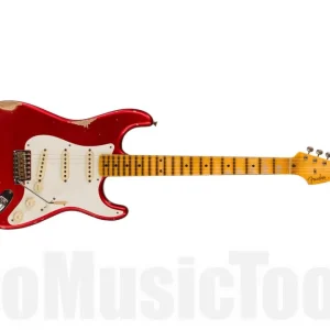 Commande En Gros Fender Custom Shop 58 Strat Relic - Maple Neck - Faded Aged Candy Apple Red