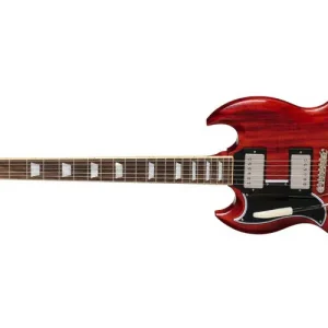 Achat Immédiat Epiphone 1964 SG Standard Reissue with Maestro Vibrola Electric Guitar - Cherry Red (Left Handed)