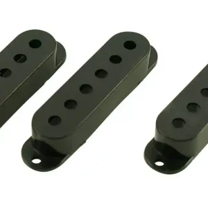 WD Music Single Coil Pickup Cover Set - Black Expédié Aujourd'hui