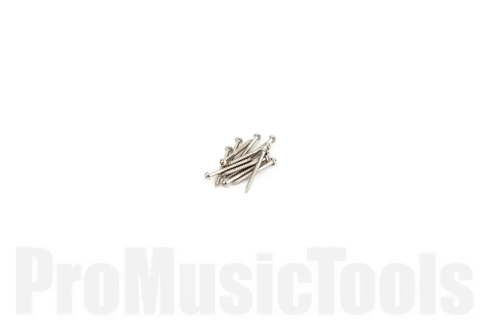 Vente Directe Fender Pure Vintage Jazzmaster/Telecaster Pickup Mounting Screws - Nickel (12)