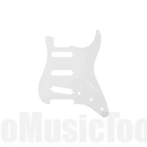 Usine Directe Fender Pure Vintage Pickguard - ‘56/‘59 Stratocaster - 8-Hole Mount - Eggshell - 1-Ply