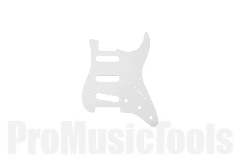 Usine Directe Fender Pure Vintage Pickguard - ‘56/‘59 Stratocaster - 8-Hole Mount - Eggshell - 1-Ply