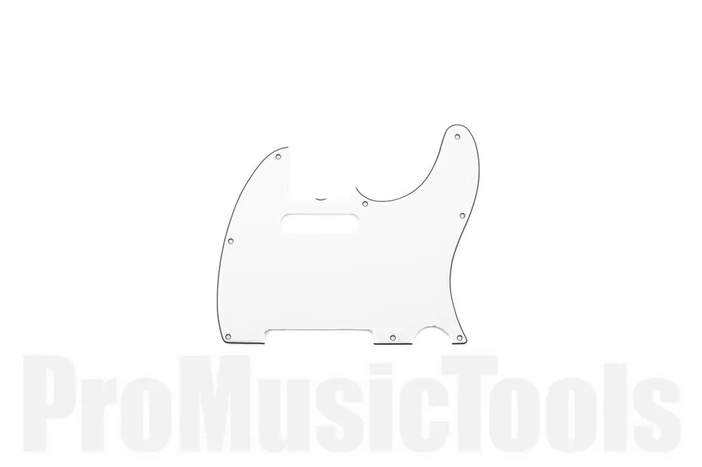 Fender Pure Vintage Pickguard - Telecaster - 8-Hole Mount - Eggshell - 3-Ply Meilleure Vente
