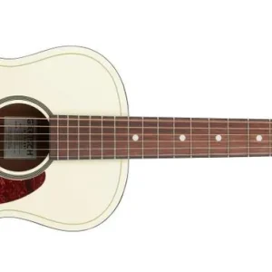 Authentique Gretsch Guitars Jim Dandy Parlor LTD, Walnut Fingerboard - Tortoise Pickguard, Vintage White