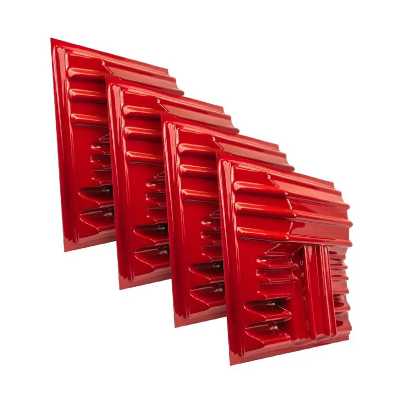 Livraison Express Auralex T‘Fusor 3D Sound Diffusor (4 Pack) - Sports Car Red