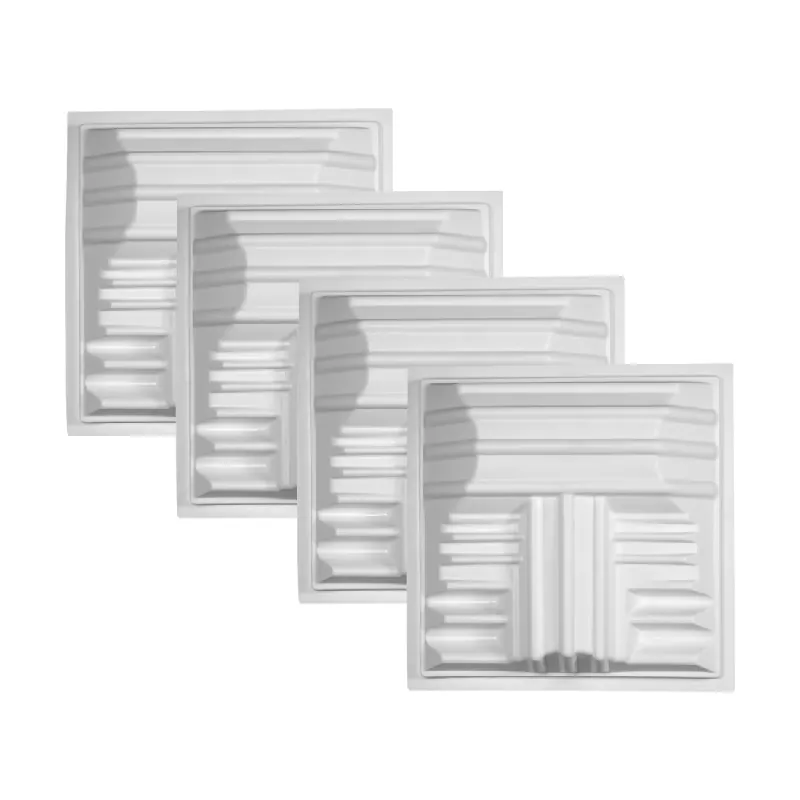 Expédition Rapide Auralex T‘Fusor 3D Sound Diffusor (4 Pack) - White
