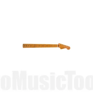 Achetez Aujourd'hui Fender Roasted Maple Stratocaster Neck - 22 Jumbo Frets - 12" - Maple - Flat Oval Shape