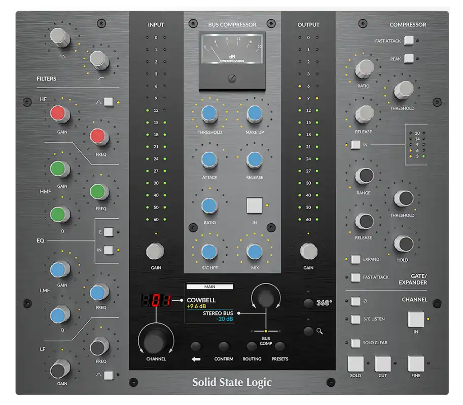 Offre Exclusive Solid State Logic UC1 Channel Strip and Bus Compressor Controller