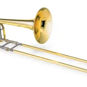 Prix Réduit XO Professional Brass 1236L-T Bb/F Professional Trombone w/Thru-Flo Valve, Yellow Brass Bell
