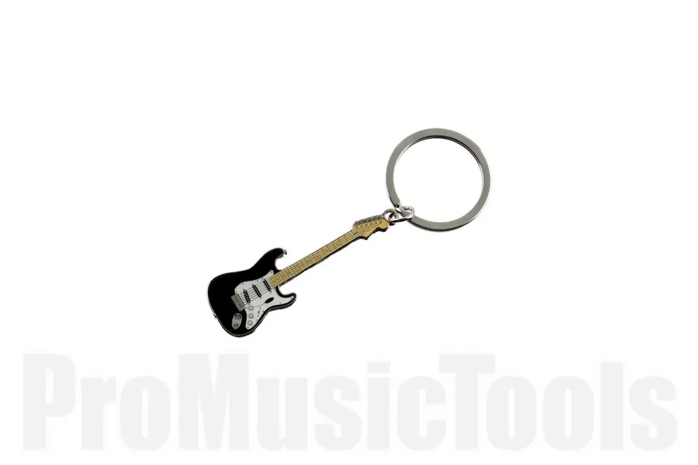 Fender Stratocaster Keychain - Black Paiement Sécurisé