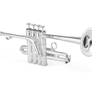 XO Professional Brass 1700S Professional Bb/A Piccolo Trumpet - Silver Plated Finish Authentique
