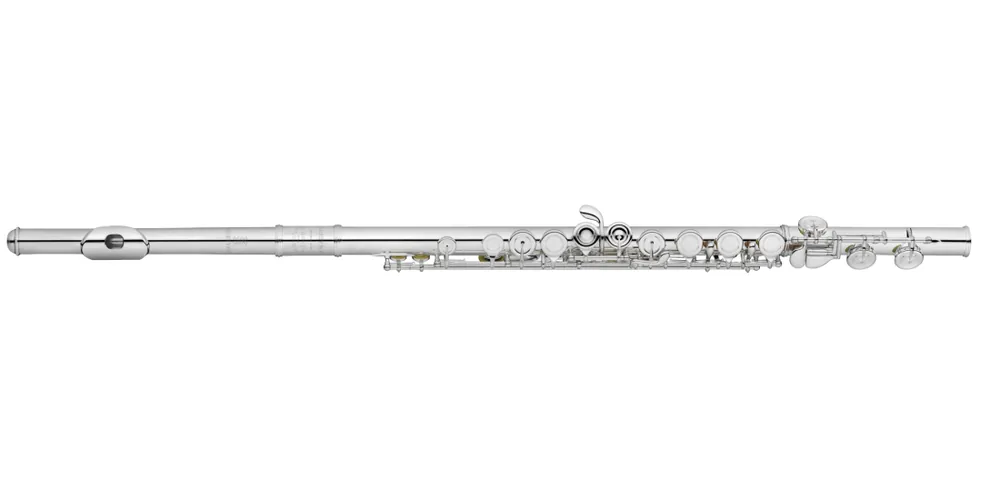 Amadeus Flutes Silver-Plated Closed Hole Student Flute with Offset G and C Foot Petit Prix