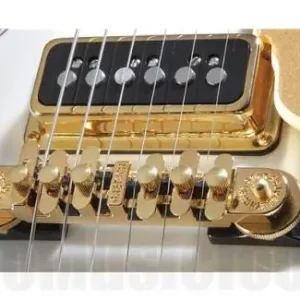 Authentique Gretsch Bridge Assembly - Synchro-Sonic - Gold with Base