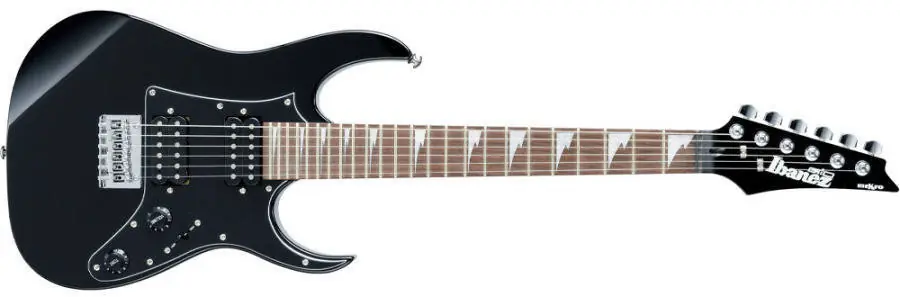 Must-Have Ibanez GRG miKro RG Electric Guitar - Black Night