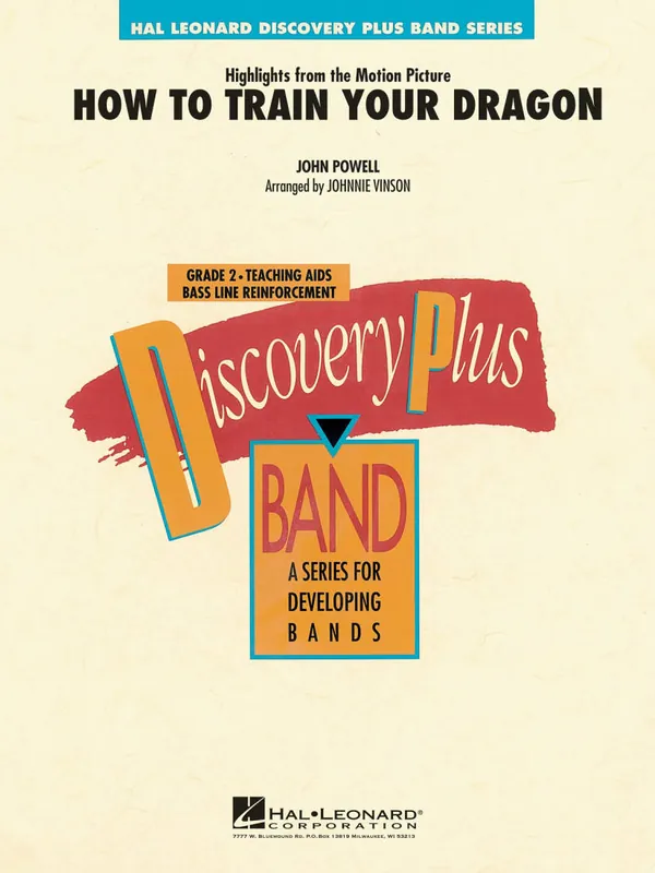 Acheter En Ligne Hal Leonard Highlights from How to Train Your Dragon - Powell/Vinson - Concert Band - Gr. 2
