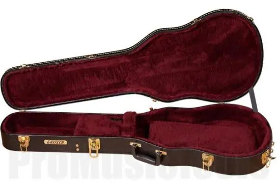 Gretsch G6238 Deluxe Solid Body Hardshell Case - Black Nouvelle Collection