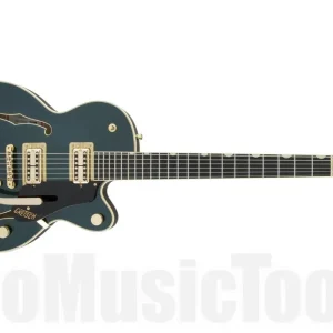 Authentique Gretsch G6659TG Players Edition Broadkaster Jr. Center Block Single-Cut with String-Thru and Gold Hardware - USA Full‘Tron Pickups EB - Cadillac Green