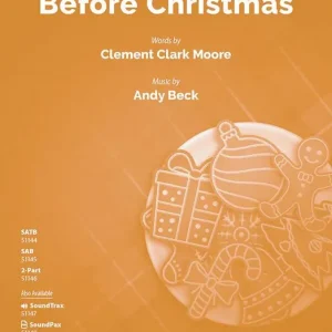 Solde Alfred Publishing ‘Twas the Night Before Christmas - Beck - Choral Octavo - 2-Pt Accompanied