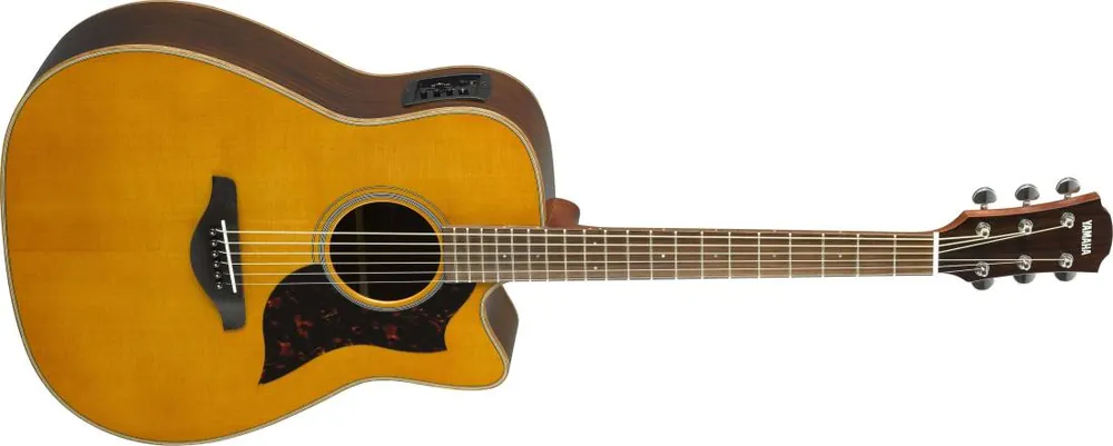 Yamaha A1R Spruce/Rosewood Dreadnought Cutaway - Vintage Natural Offre Du Jour
