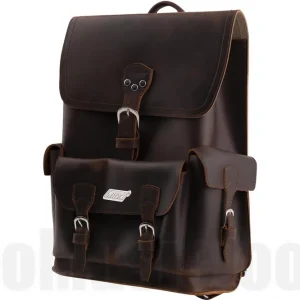Livraison Express Gretsch Limited Edition Leather Backpack - Brown