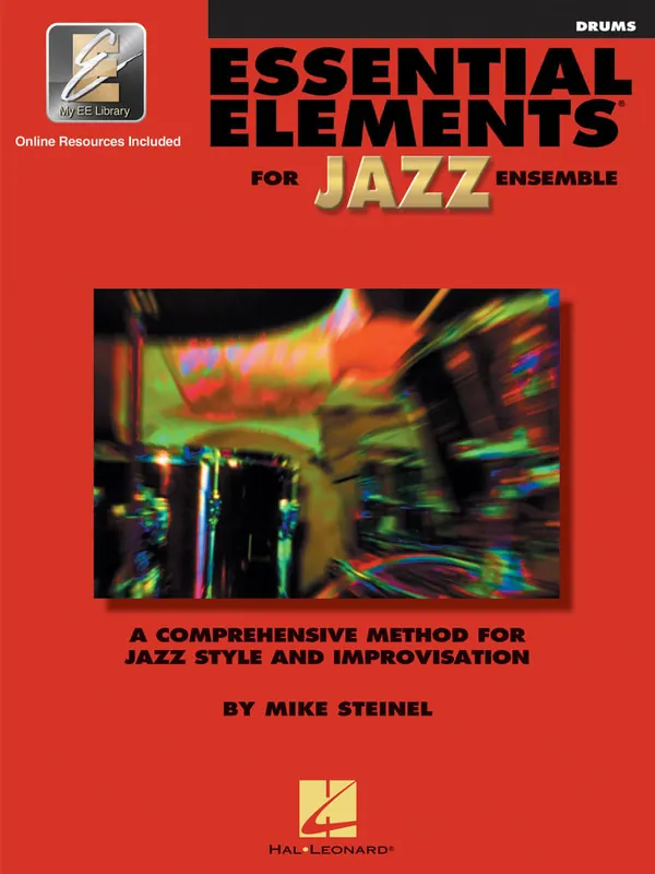 Hal Leonard Essential Elements for Jazz Ensemble - Steinel - Drums - Book/Media Online Meilleur Choix