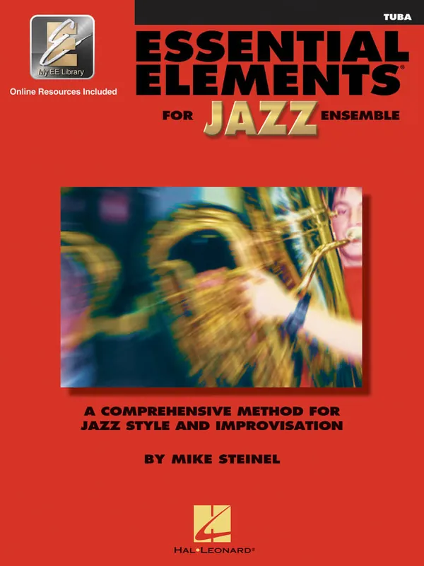 Hal Leonard Essential Elements for Jazz Ensemble - Steinel - Tuba - Book/Media Online Certifié