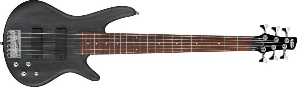 Ibanez Gio SR 6-String Electric Bass - Transparent Gray Flat Prix Réduit
