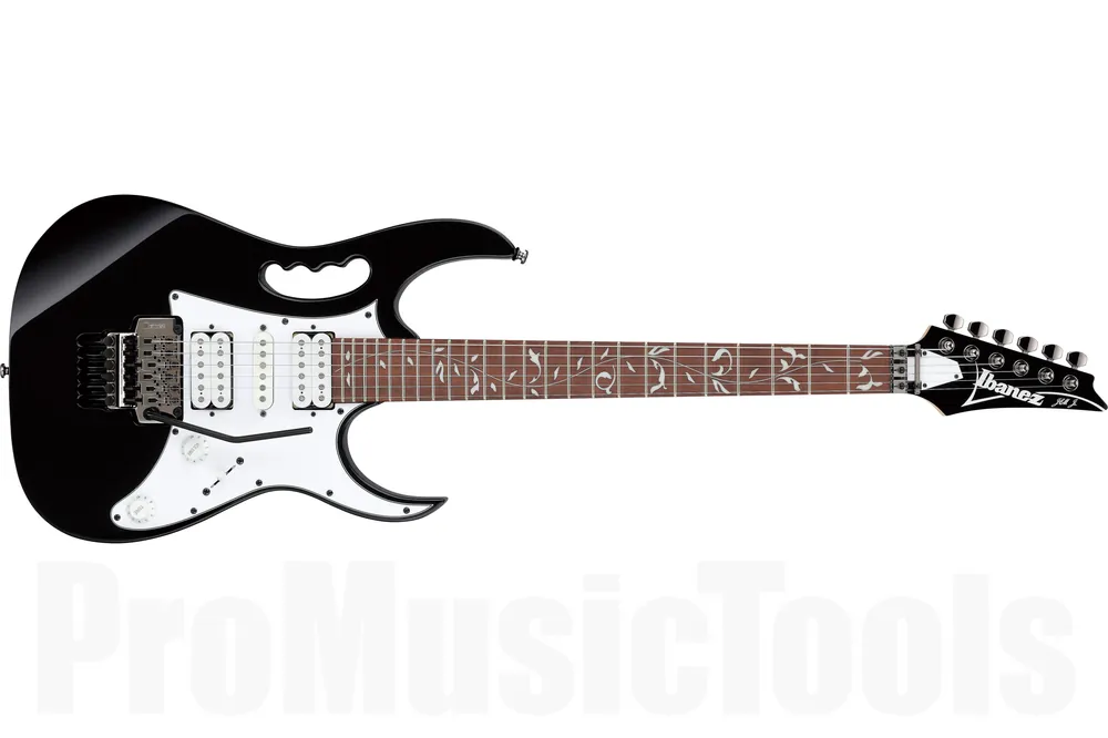Haute Qualité Ibanez JEMJR BK - Black - Steve Vai Signature