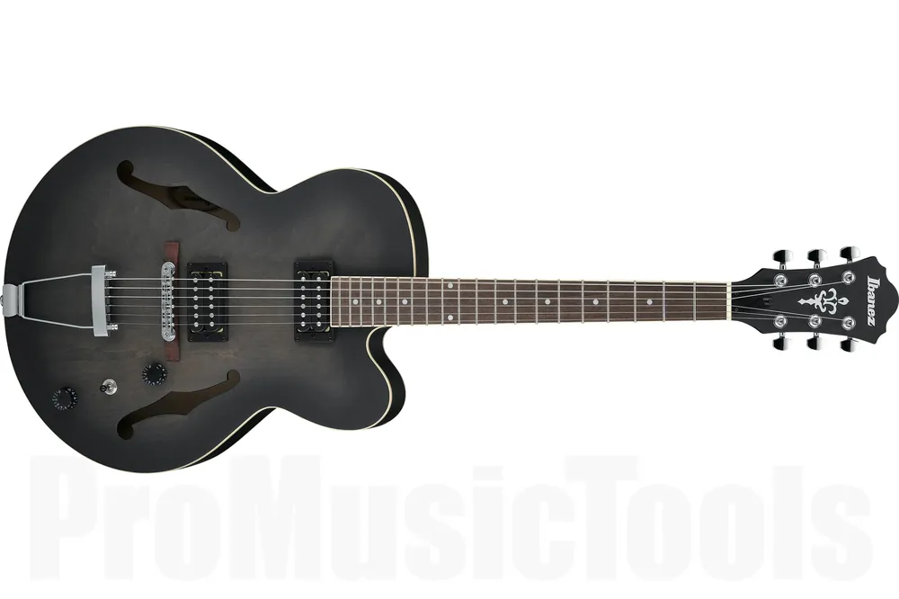 Bon Marché Ibanez AF55-TKF - Transparant Black Flat Artcore