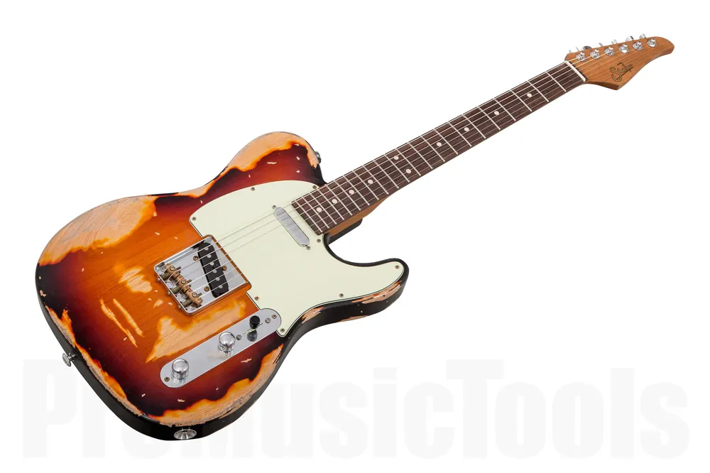 Bon Plan Suhr Mateus Asato Signature Classic T Antique 2TB - 2 Tone Burst RW - Extra Heavy Aging