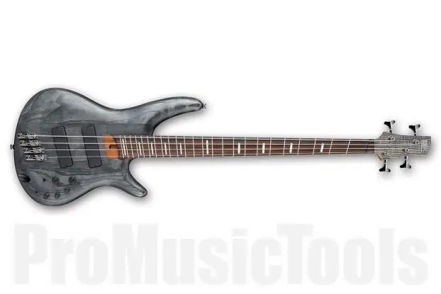 Dernier Modèle Ibanez SRFF800 BKS Bass Workshop - Black Stained