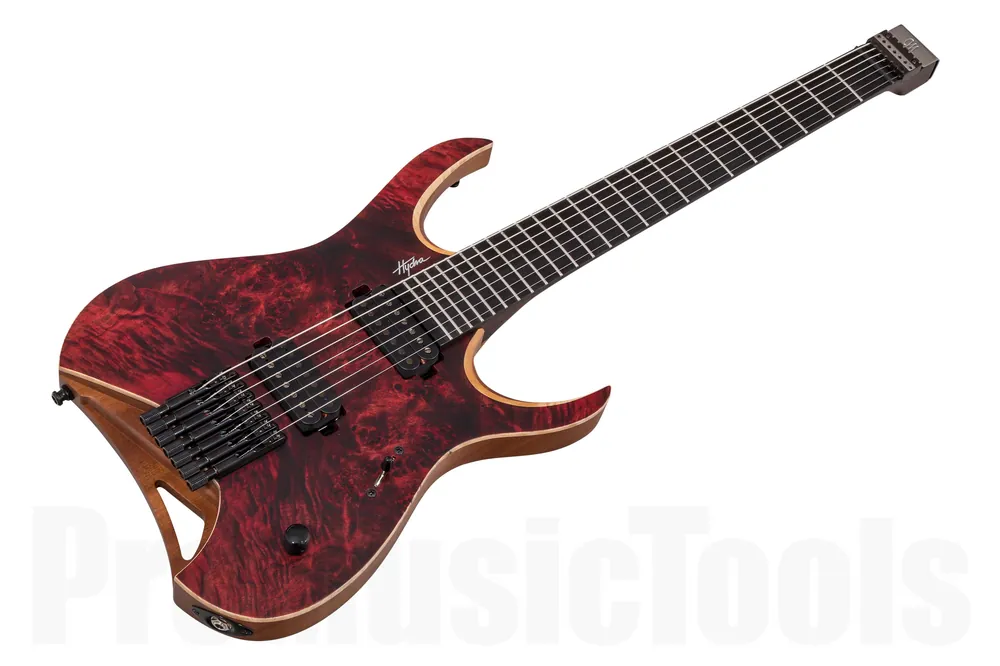 Acheter Direct Mayones Hydra 7 Elite Headless Trans Dirty Red Satin