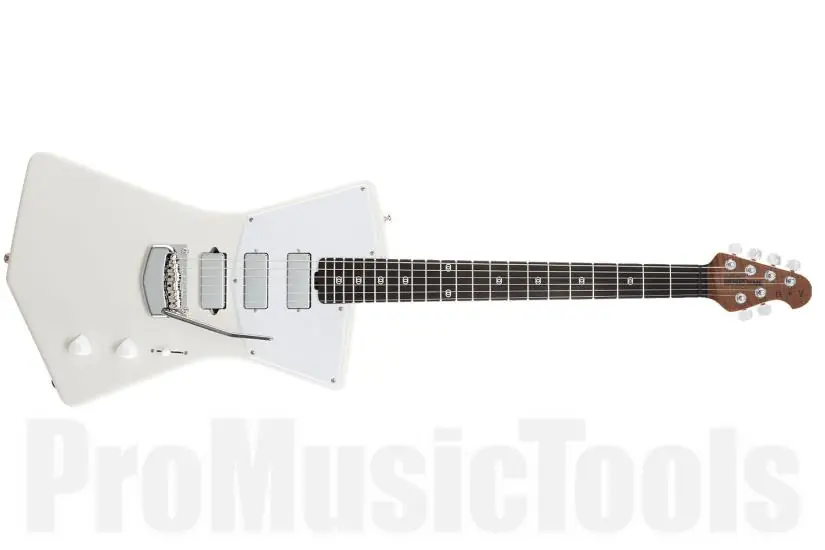Meilleure Vente Music Man USA St. Vincent HHH Guitar PW - Polaris White