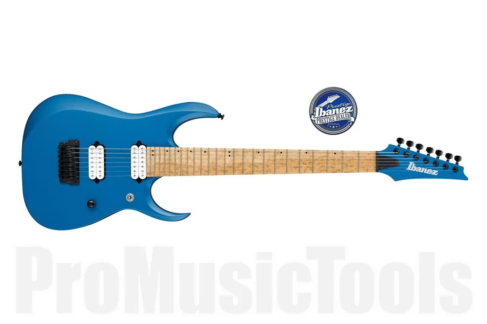 Prix Bas Ibanez RGDIR7M LBM Iron Label - Laser Blue Matte - b-stock (1x opened box)